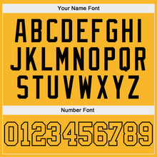 Load image into Gallery viewer, Custom Gold Gold-Black Authentic Baseball Jersey