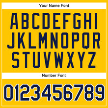 Load image into Gallery viewer, Custom Gold Navy-White Authentic Sleeveless Baseball Jersey