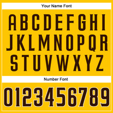 Load image into Gallery viewer, Custom Gold Brown-Cream Authentic Sleeveless Baseball Jersey