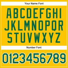 Load image into Gallery viewer, Custom Gold Kelly Green-White Authentic Sleeveless Baseball Jersey