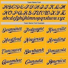 Load image into Gallery viewer, Custom Gold Brown-White Authentic Baseball Jersey