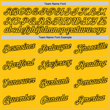 Load image into Gallery viewer, Custom Gold Gold-Black Performance T-Shirt