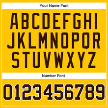 Load image into Gallery viewer, Custom Gold White Pinstripe Brown Authentic Basketball Jersey