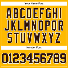 Load image into Gallery viewer, Custom Gold Brown-White Authentic Baseball Jersey