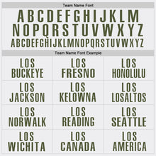 Load image into Gallery viewer, Custom White Olive Performance Golf Polo Shirt