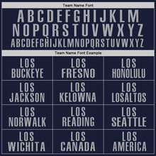 Load image into Gallery viewer, Custom Navy Gray Performance Golf Polo Shirt