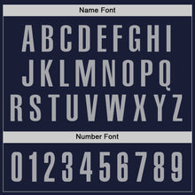 Load image into Gallery viewer, Custom Navy Gray Performance Golf Polo Shirt