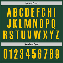 Load image into Gallery viewer, Custom Green Yellow Performance Golf Polo Shirt