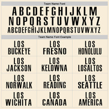 Load image into Gallery viewer, Custom Cream Black Performance Golf Polo Shirt