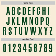 Load image into Gallery viewer, Custom Cream Green Performance Golf Polo Shirt