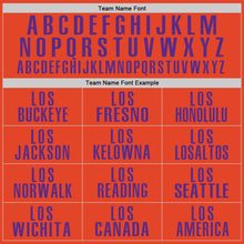 Load image into Gallery viewer, Custom Orange Purple Performance Golf Polo Shirt