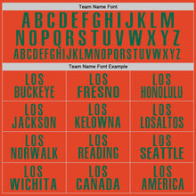 Load image into Gallery viewer, Custom Orange Kelly Green Performance Golf Polo Shirt