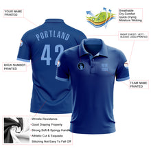 Load image into Gallery viewer, Custom Royal Light Blue Performance Golf Polo Shirt