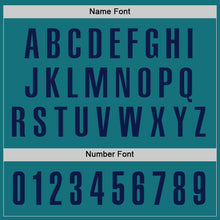 Load image into Gallery viewer, Custom Teal Navy Performance Golf Polo Shirt