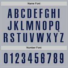 Load image into Gallery viewer, Custom Gray Navy Performance Golf Polo Shirt