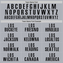 Load image into Gallery viewer, Custom Gray Black Performance Golf Polo Shirt