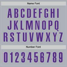 Load image into Gallery viewer, Custom Gray Purple Performance Golf Polo Shirt