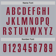 Load image into Gallery viewer, Custom Gray Crimson Performance Golf Polo Shirt