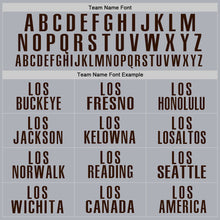 Load image into Gallery viewer, Custom Gray Brown Performance Golf Polo Shirt