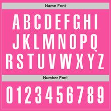 Load image into Gallery viewer, Custom Pink White Performance Golf Polo Shirt