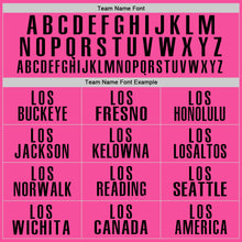 Load image into Gallery viewer, Custom Pink Black Performance Golf Polo Shirt