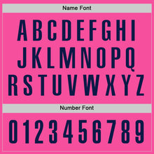 Load image into Gallery viewer, Custom Pink Navy Performance Golf Polo Shirt