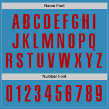 Load image into Gallery viewer, Custom Panther Blue Red Performance Golf Polo Shirt