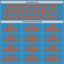 Load image into Gallery viewer, Custom Panther Blue Orange Performance Golf Polo Shirt