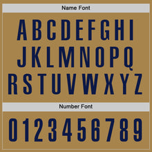 Load image into Gallery viewer, Custom Old Gold Navy Performance Golf Polo Shirt