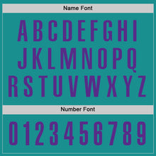 Load image into Gallery viewer, Custom Aqua Purple Performance Golf Polo Shirt