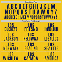 Load image into Gallery viewer, Custom Yellow Navy Performance Golf Polo Shirt