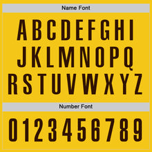 Load image into Gallery viewer, Custom Yellow Brown Performance Golf Polo Shirt