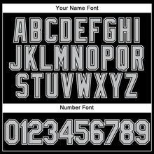 Load image into Gallery viewer, Custom Black Gray-White Performance Vapor Golf Polo Shirt