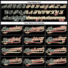 Load image into Gallery viewer, Custom Black Vintage USA Flag-Cream Performance Vapor Golf Polo Shirt