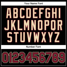 Load image into Gallery viewer, Custom Black Crimson-City Cream Performance Vapor Golf Polo Shirt