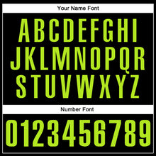 Load image into Gallery viewer, Custom Black Neon Green Performance Vapor Golf Polo Shirt