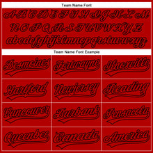 Load image into Gallery viewer, Custom Red Red-Black Performance Vapor Golf Polo Shirt