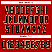 Load image into Gallery viewer, Custom Red Black-City Cream Performance Vapor Golf Polo Shirt