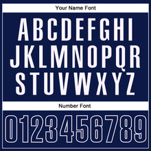 Load image into Gallery viewer, Custom Navy Navy-White Performance Vapor Golf Polo Shirt