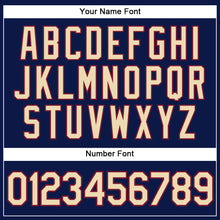 Load image into Gallery viewer, Custom Navy City Cream-Crimson Performance Vapor Golf Polo Shirt