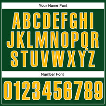 Load image into Gallery viewer, Custom Green Gold-White Performance Vapor Golf Polo Shirt