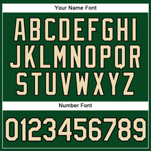 Load image into Gallery viewer, Custom Green City Cream-Black Performance Vapor Golf Polo Shirt