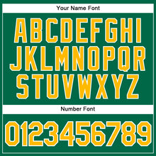 Load image into Gallery viewer, Custom Kelly Green Gold-White Performance Vapor Golf Polo Shirt