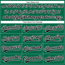 Load image into Gallery viewer, Custom Kelly Green Black-White Performance Vapor Golf Polo Shirt