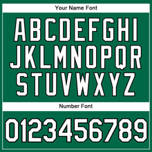 Load image into Gallery viewer, Custom Kelly Green White-Black Performance Vapor Golf Polo Shirt