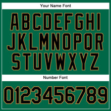 Load image into Gallery viewer, Custom Kelly Green Black-Old Gold Performance Vapor Golf Polo Shirt