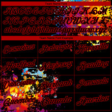 Load image into Gallery viewer, Custom Black Red 3D Pattern Design Dart Board Performance Golf Polo Shirt