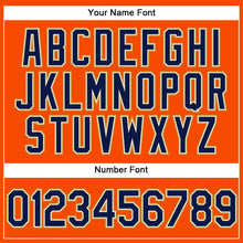 Load image into Gallery viewer, Custom Orange Navy Cream-Old Gold Performance Vapor Golf Polo Shirt