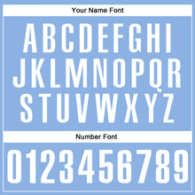 Load image into Gallery viewer, Custom Light Blue White Performance Vapor Golf Polo Shirt