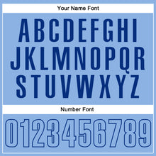 Load image into Gallery viewer, Custom Light Blue Royal Performance Vapor Golf Polo Shirt